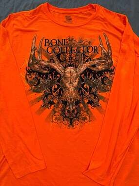 Paramount Outdoors Bone Collector Hunting Long Sleeve Shirt Blaze Orange Size XL